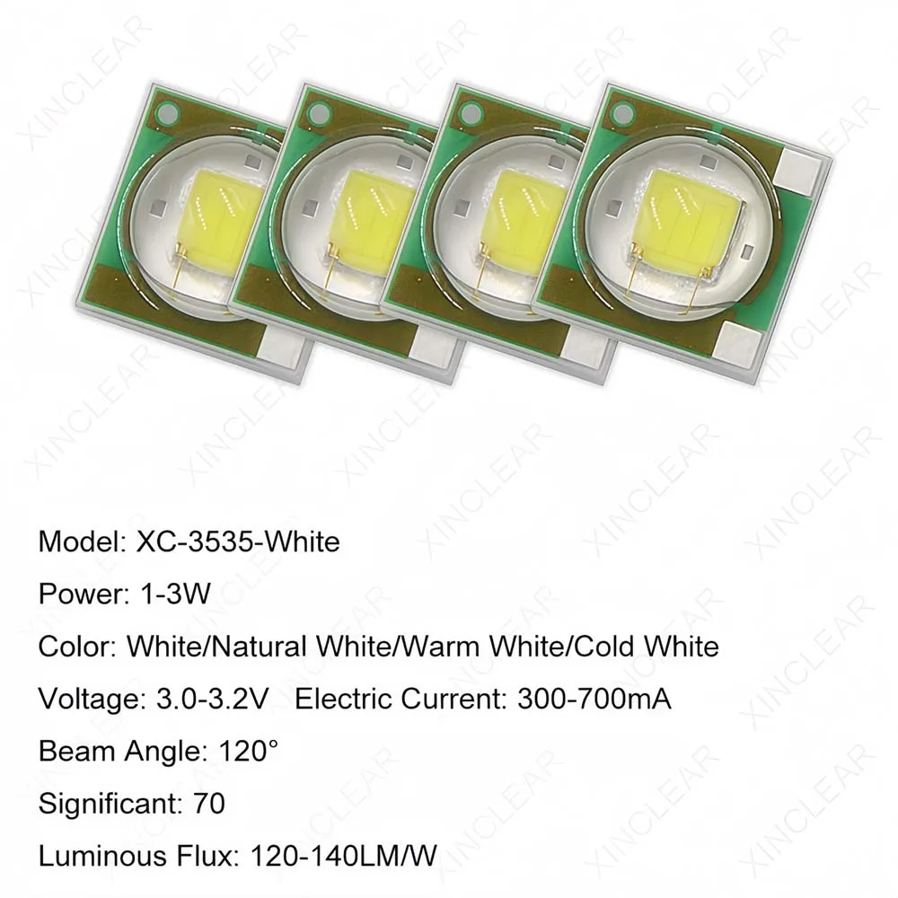 Chip LED SMD3535 1W 3W chłodny i ciepły naturalny biały z 12mm 14mm 16mm 20mm PCB koralik świetlny tablica nadaje się do latarki światło rowerowe