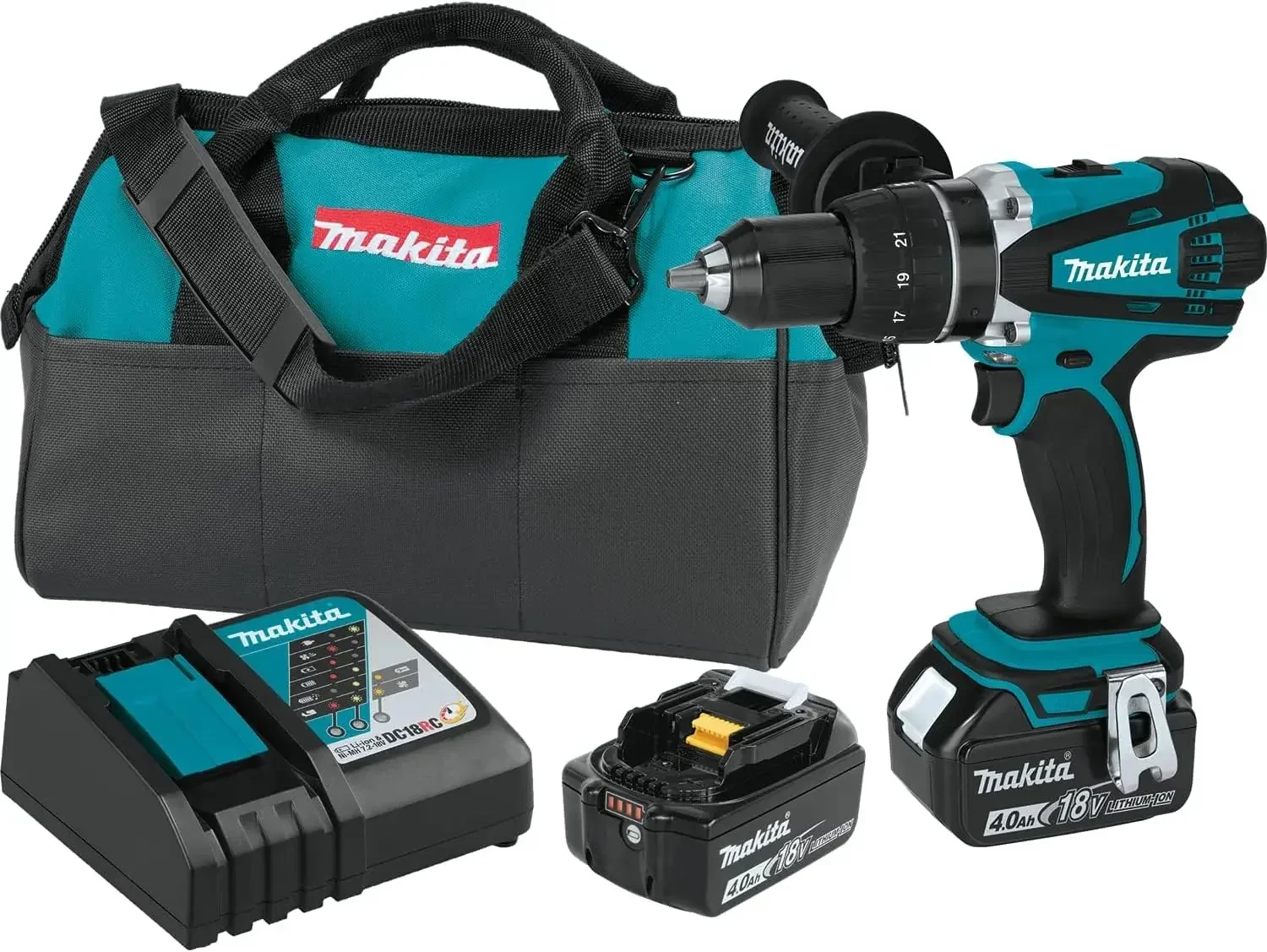 

Makita XFD03M 18V LXT Lithium-Ion Cordless 1/2" Driver-Drill Kit (4.0Ah)