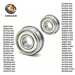 10Pcs F695ZZ 5x13x4 mm Flange Ball Bearing ABEC-7 F695ZZ Bearing 5*13*4 mm Flanged F695Z Ball Bearings F695 ZZ
