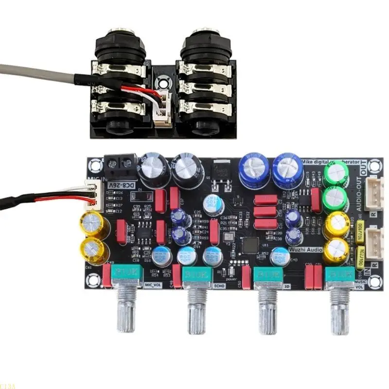 U13A Karaoke -Platten -Nachhall -Platten -Mikrofonverstärkerverstärker -Verstärker Digital Songverstärkermodule – Detail 4
