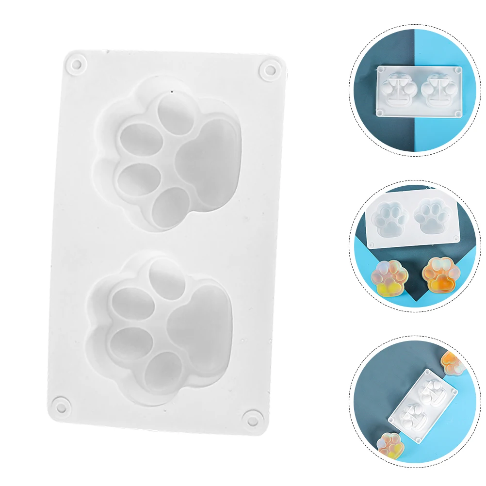 

Силиконовая форма в виде кошачьей лапы, гибкая смоляная форма для поделок, брелок для изготовления подвесок, многоразовый инструмент для литья эпоксидной смолы, формовочное изготовление своими руками