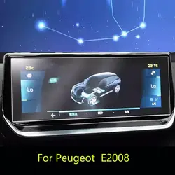 Tempered glass Screen Protector film For Peugeot 2008/E2008 2020-2022  7 inch or 10 inch Car Gps Navigation anti-scratch