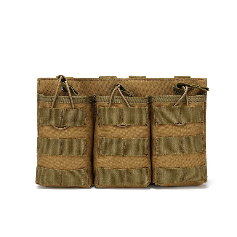 

Tactical Triple Magazine Bag, Field Vest, Molle Accessory Bag, miscellaneous Bag, AK, M4 Storage Bag, Walkie Talkie Bag