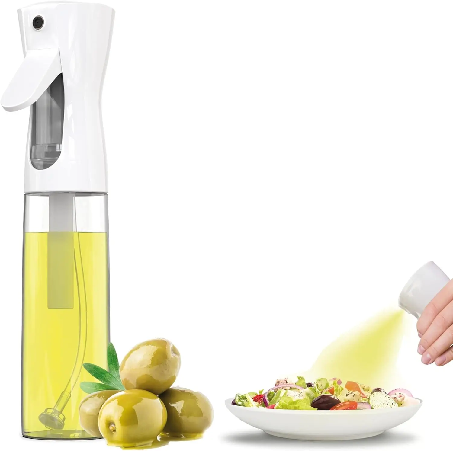 Oil Sprayer Salad Dressing Sprayer Glass Oil Bottle Vinegar Oil Dispenser Spritzer Nebulizer Atomizer for Cooking Kitchen Tools