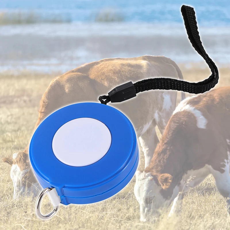 Retractable Measuring Tape Measuring Ruler Weight Tape Measure 2.5M For Pig Cattle Bust Weight Measuring Ruler