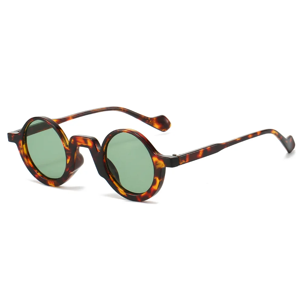 2025, runde Retro-Sonnenbrille für Herren und Damen, Unisex, modisch, kleine Größe, Sonnenschirme, lässige Reisebrille