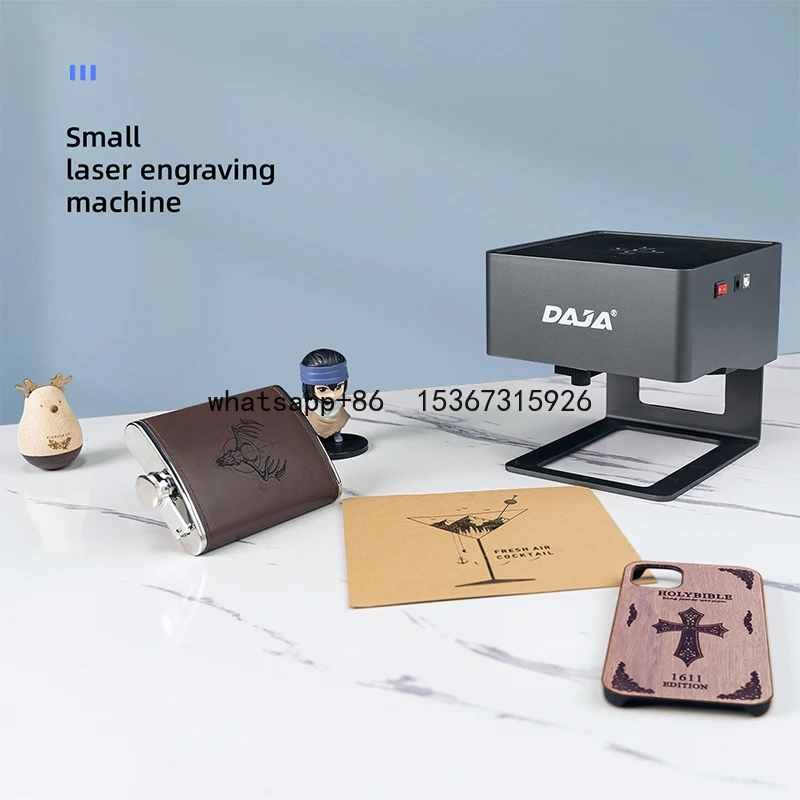 Engraving Machines DIY Marking Laser Cutting and Engraving Desktop Blue Light Laser Printer For Cans