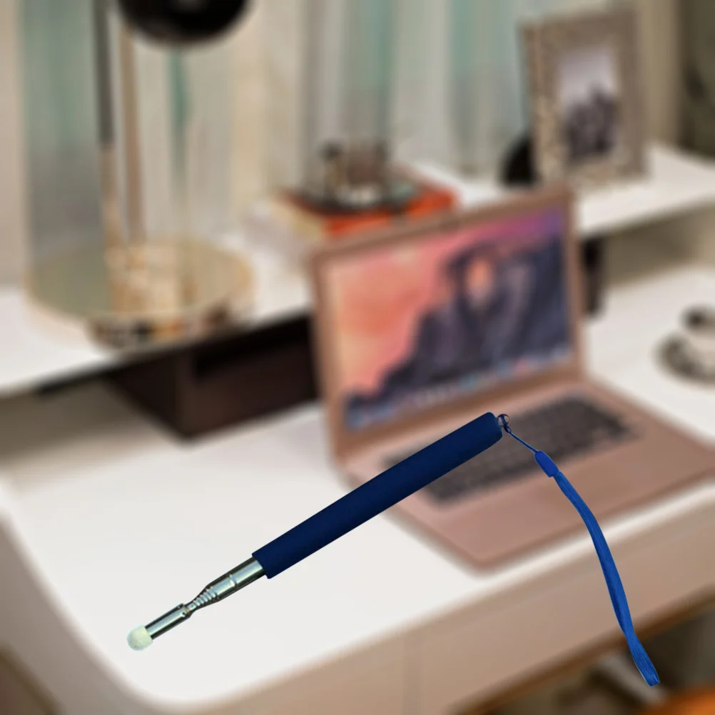 Blue Telescopic Teachers Pointer Extendable Retractable Handheld Teaching Pen Presenter Classroom Whiteboard Pointer