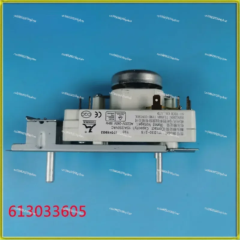 الموقت الأصلي لفرن الميكروويف الموقت شواء WLD30-2/S T90 613033605 إدراج التبديل الموقت 4 دبابيس