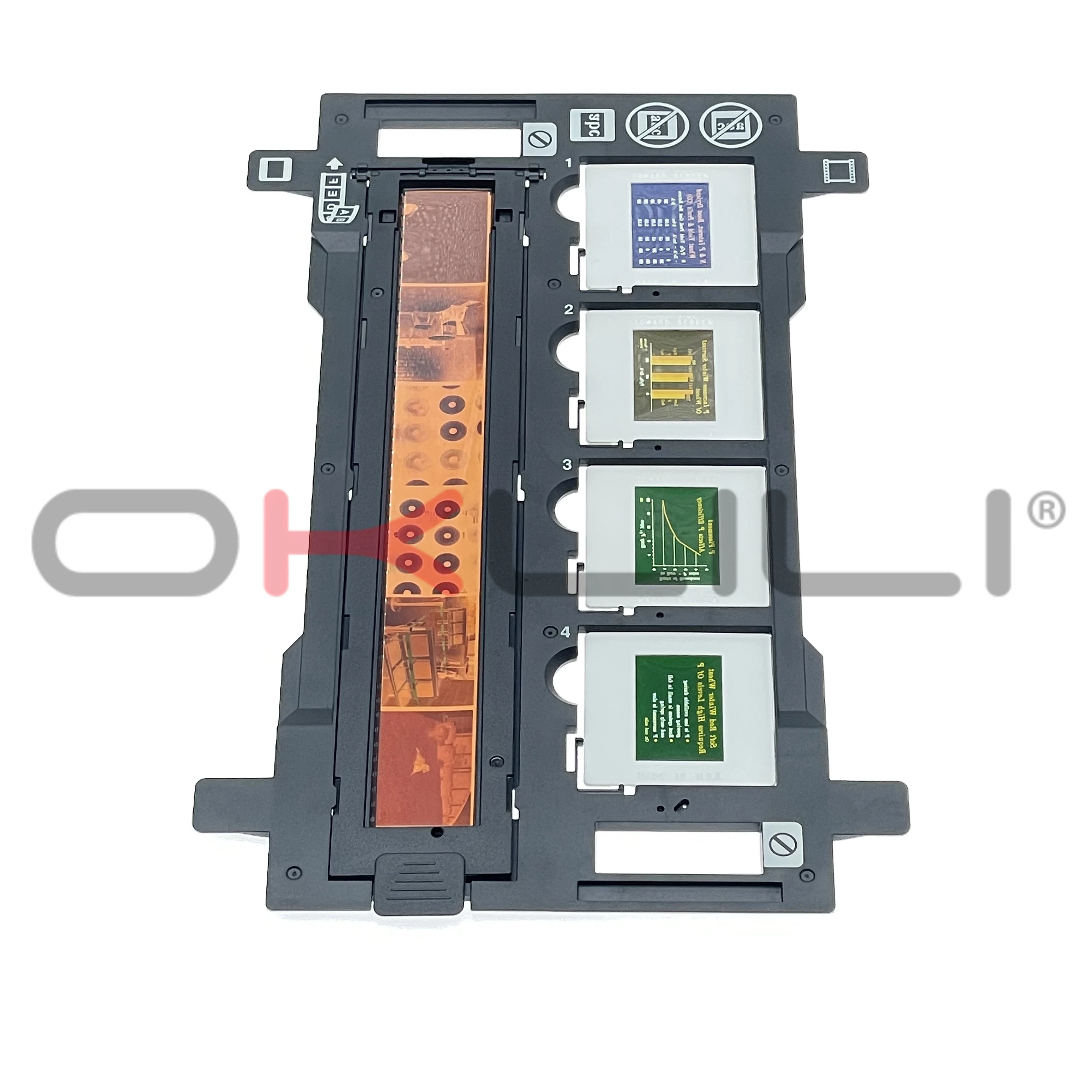 1 قطعة 1758473 1437152 135 حامل فيلم الصور ASSY الشريحة 35 مللي متر دليل الغطاء السلبي لإبسون الكمال V100 V200 V300 V330 V370