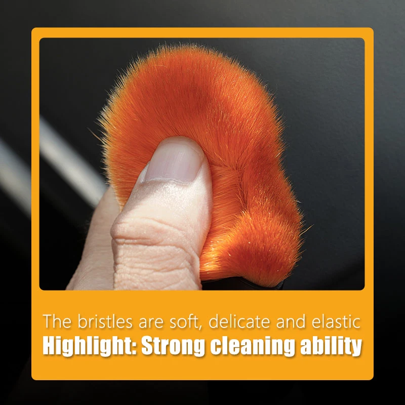For Lexus F Sport IS250 RX350 ES350 Ct200h NX300h GS300 GX470 LX57 Car Dust Sweeping Soft Brush Washing Tools Gap Cleaning Brush view 2