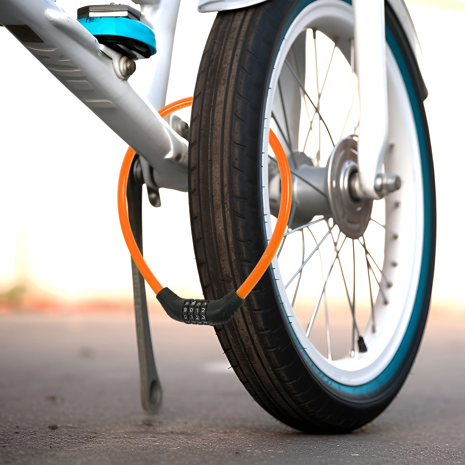 

Sturdy Steel Bicycle Multi-Function Cable For Bike Motorcycle Luggage Anti-Theft Security Locking Chain Lock Bike Chain