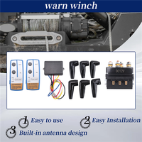 12V 500A Winch Solenoid Relay Contactor+ Wireless Winch Remote Control Kit For Truck Jeep ATV 5500-12000Lbs Winch (500A)
