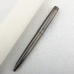 MONTE MOUNT-Bolígrafo De punta media para oficina, bolígrafo gris de alta calidad, línea cruzada espacial, nuevo