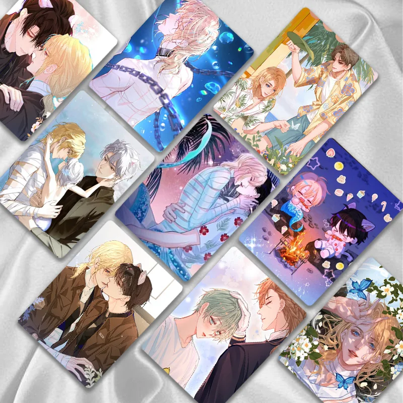 55pcs Mermaid Trapped 57x86mm Anime Laser LOMO Card Postcard