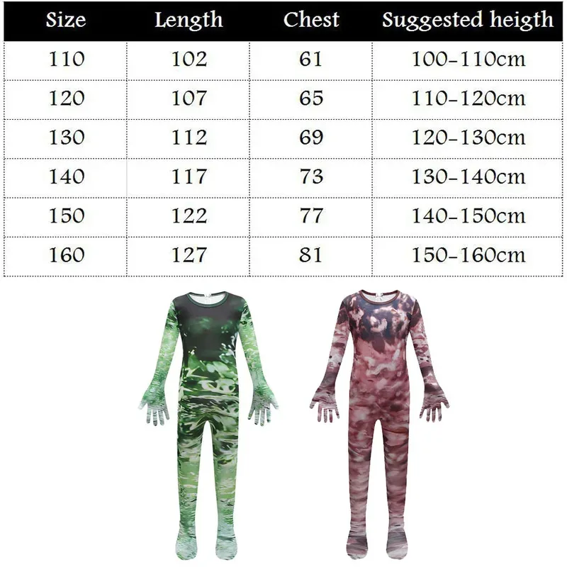 111 www ألعاب Zoonomaly التأثيرية الجديدة عصا الحشرات الزائفة القرد ارتداءها البدلة Zentai حللا أزياء الهالوين fo #6
