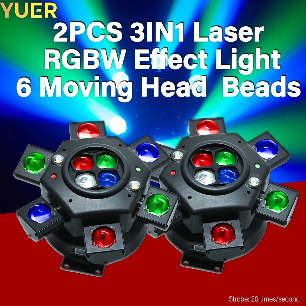 yuer dynamic led stage light leds rgbw laser vermelho e verde controle dmx512 criar efeitos impressionantes para o seu evento clube 150w 01