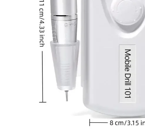 

35000 RPM Rechargeable Nail Drill Machine Professional Portable Electric Manicure File For Nails Gel Polish Remove Grinding