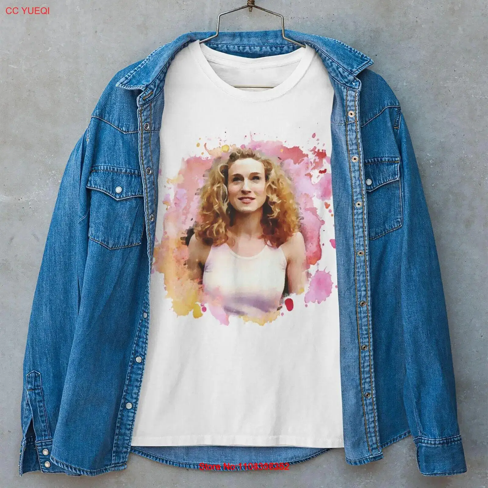 Vintage Retro Carrie Bradshaw fan art Sex and the city fans Unisex Fit Tee Shirt