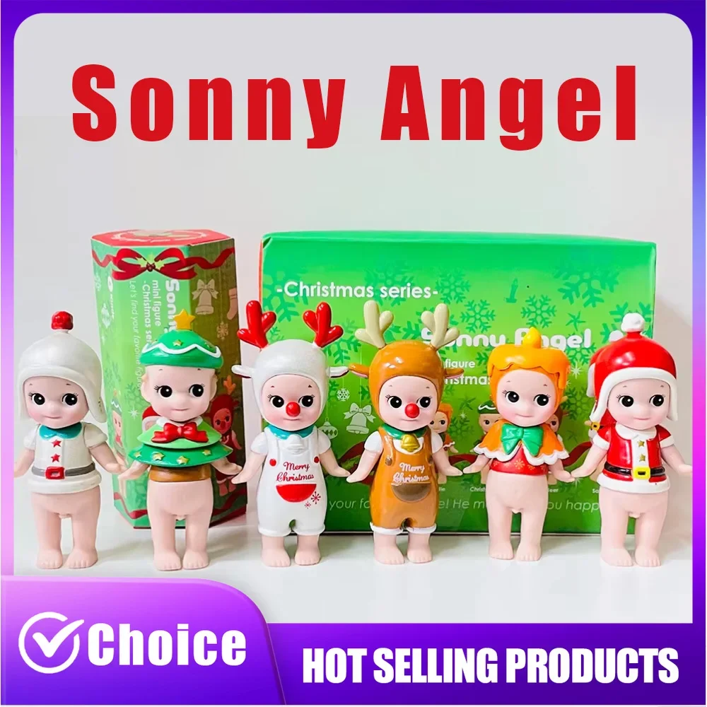 

Sonny Angel Christmas Series Blind Box Cute Mini Anime Figures Collectible Dolls Kids Birthday Gifts Desktop Decor Toys for