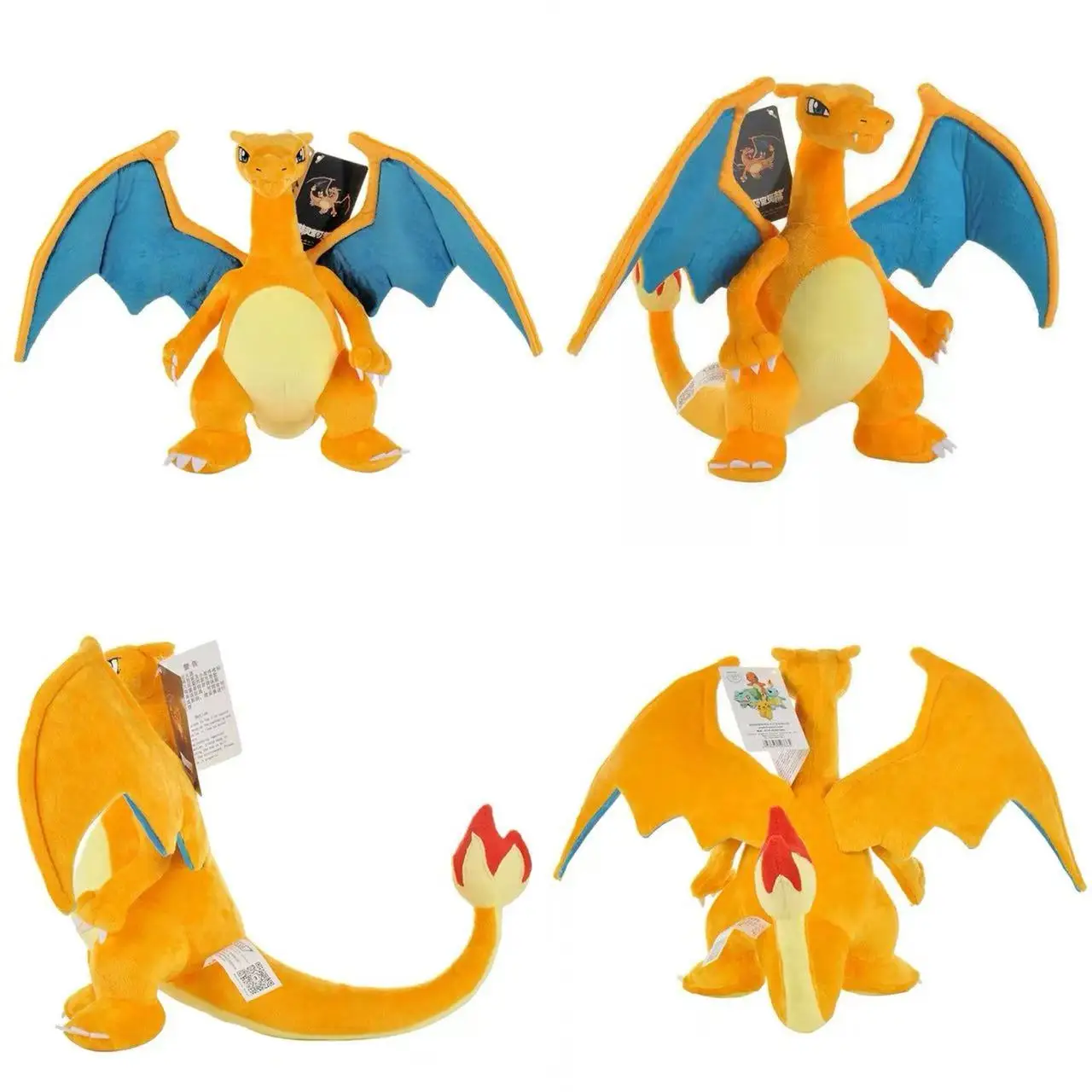 Peluche de Pokémon Pikachu, Mega Charizard X Y, juguetes de peluche, muñeco de evolución de Charizard, juguete de peluche suave para niños, regalo de cumpleaños y Navidad