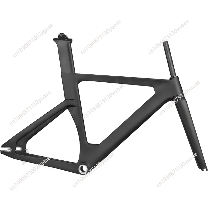 

Single Speed Carbon Track Road Bicycle Frame 700c Rigid Fixed Gear Bicycle Frame Set