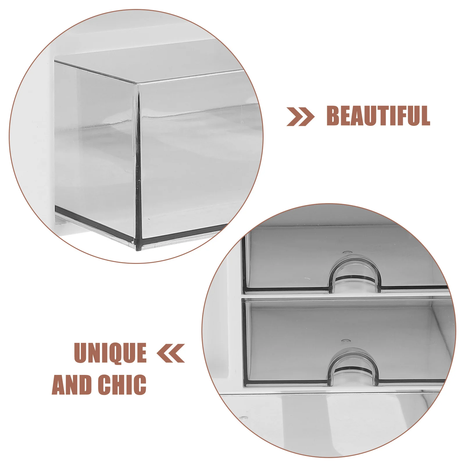 

Desktop Drawer Organizer Box Strong File Document Stationery Cutlery Sliding Drawers Office Bedroom Kitchen Storage