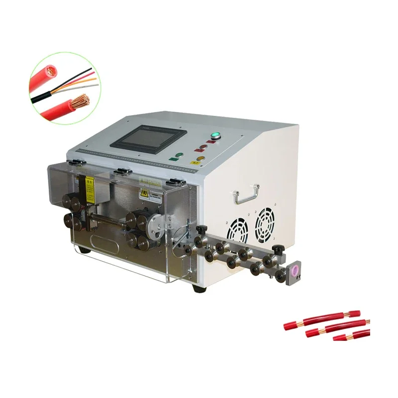 Fully automatic internal and outer skin stripping machine computer wire cable cutting machine with factory price