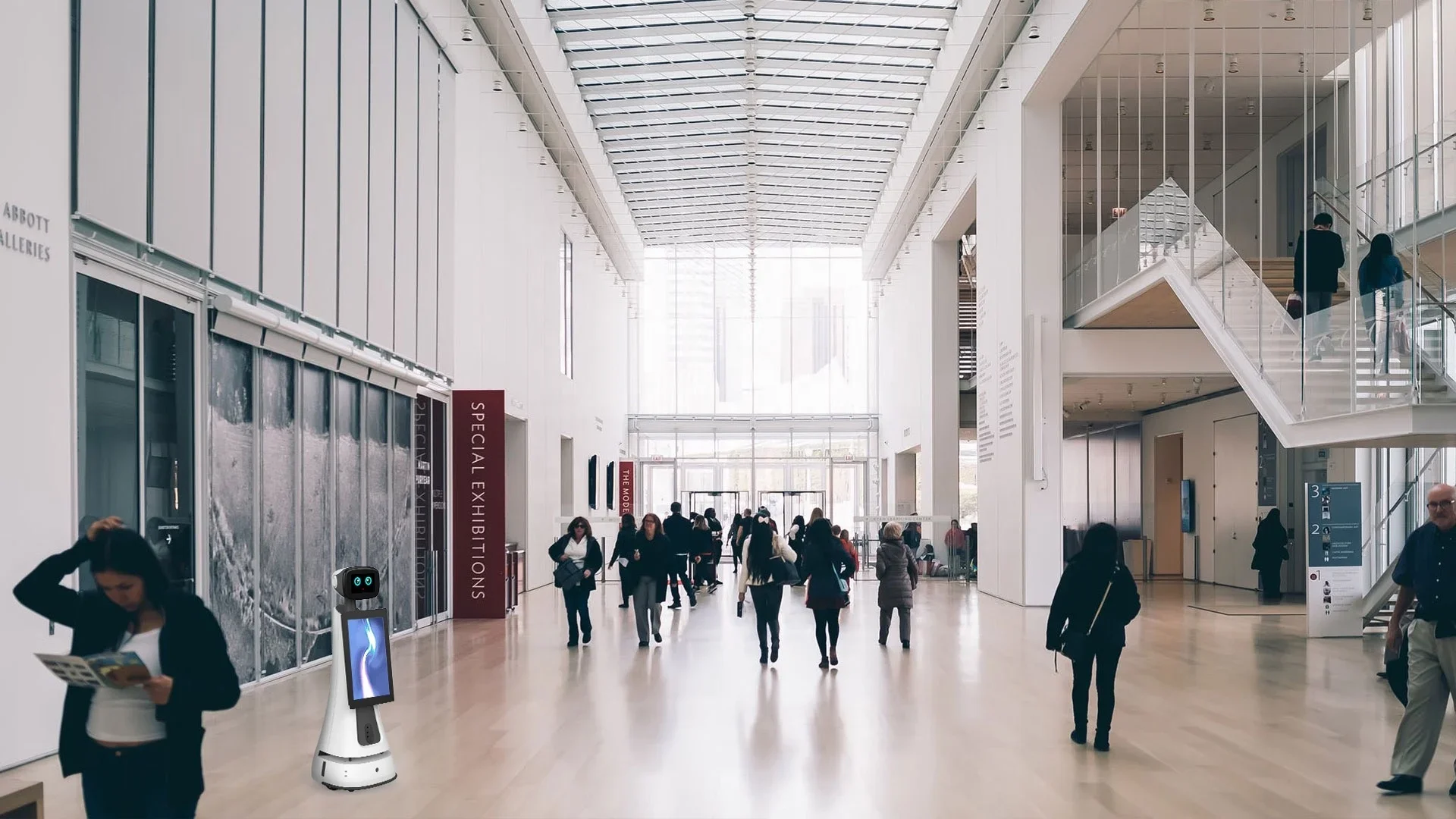 CPJ PPbot Inteligencia Artificial Robot Humanoid Waiter Robot Server Restaurant Warehouse Humanoid Robot