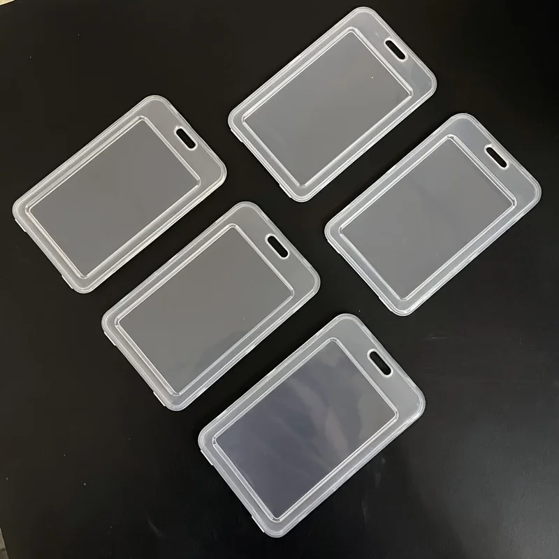 2D Transparent ID Card Holder（2 One Pack）