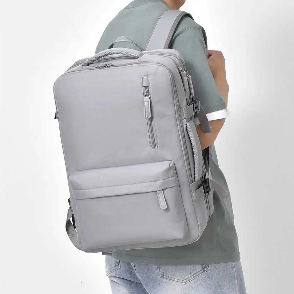 Zipper Oxford Travel Luggage Bag Foldable Sturdy Nylon Duffle Bag Short Distance Multi-functional Boarding Bag Ladies