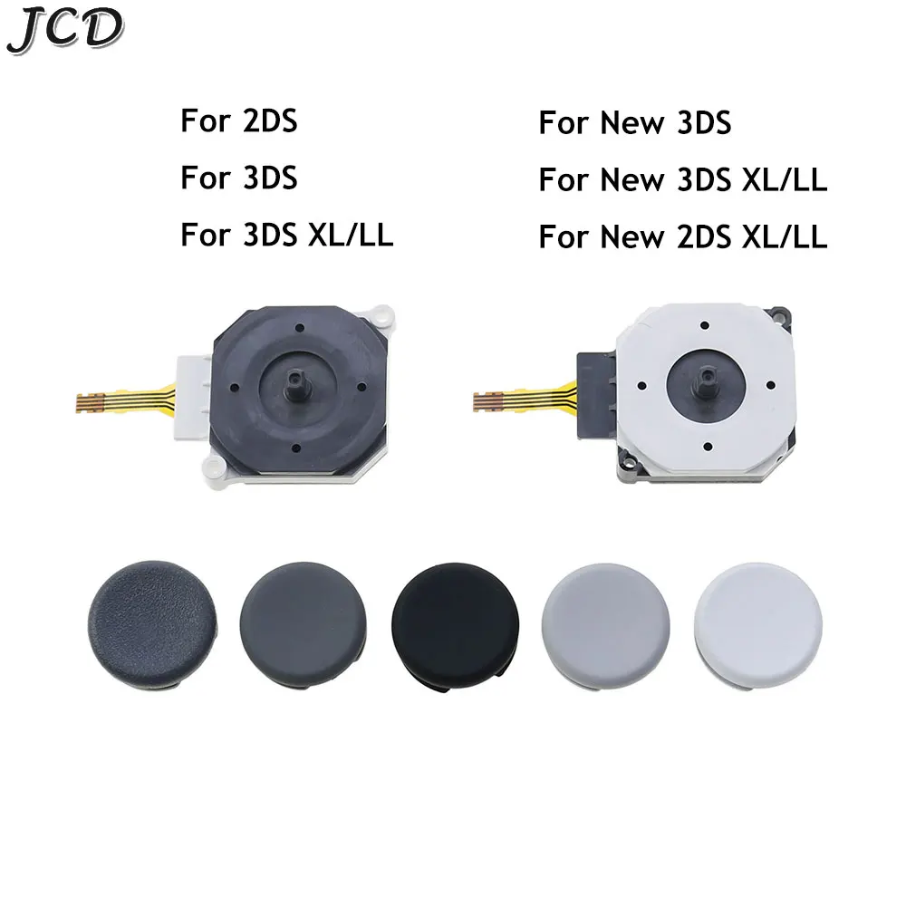 

JCD For 2DS 3DS XL LL Controller 3D Analog Joystick Rocker Button For New 3DS XL New 2DS XL LL Stick Joystick Cap