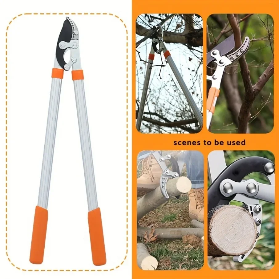 Long-Handled Hedge Shears High-Reach Garden Pruning Tool Durable Lawn Trimmers for Garden Maintenance Landscaping