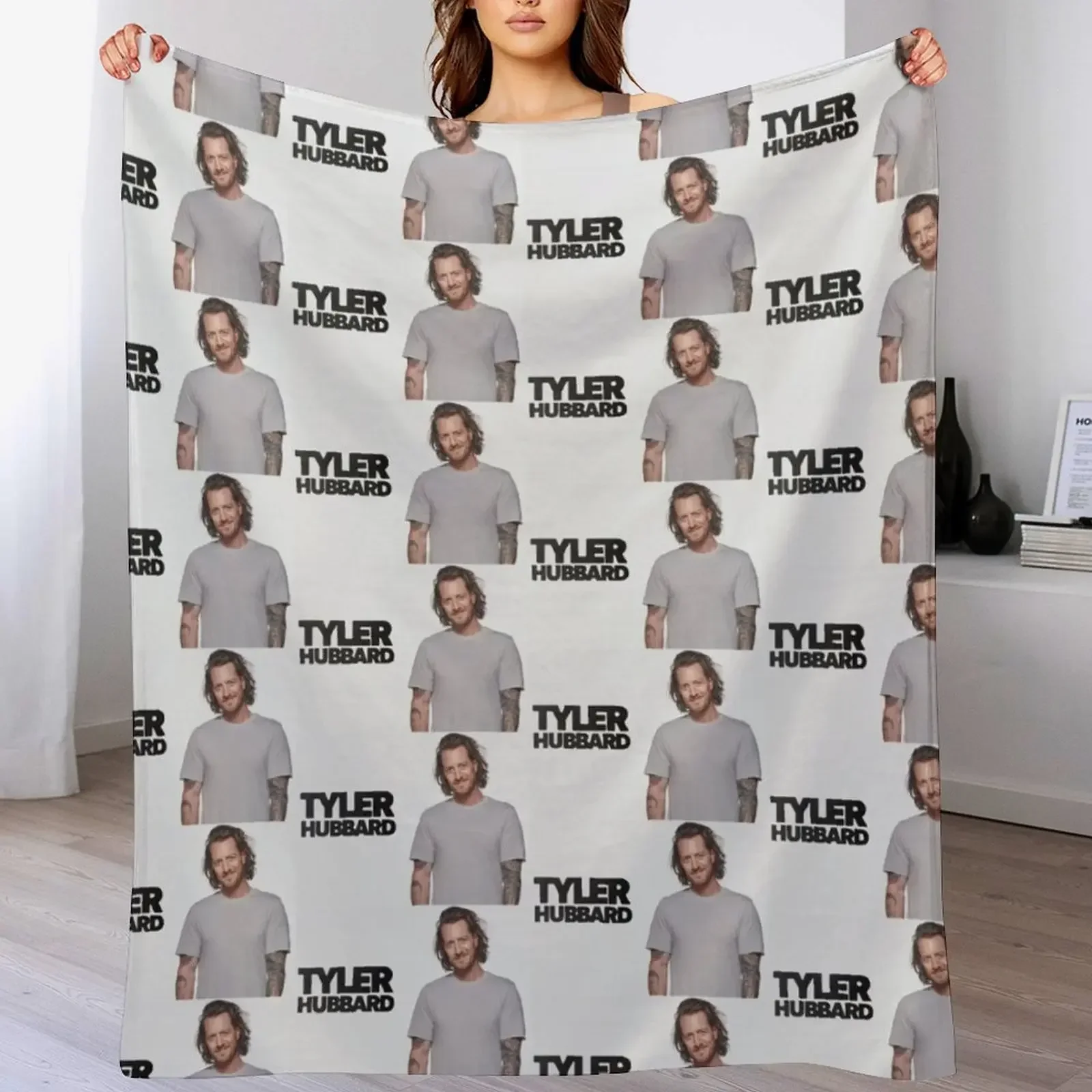 

Tyler Hubbard tour Throw Blanket Decorative Sofa Thermals For Travel Heavy Blankets