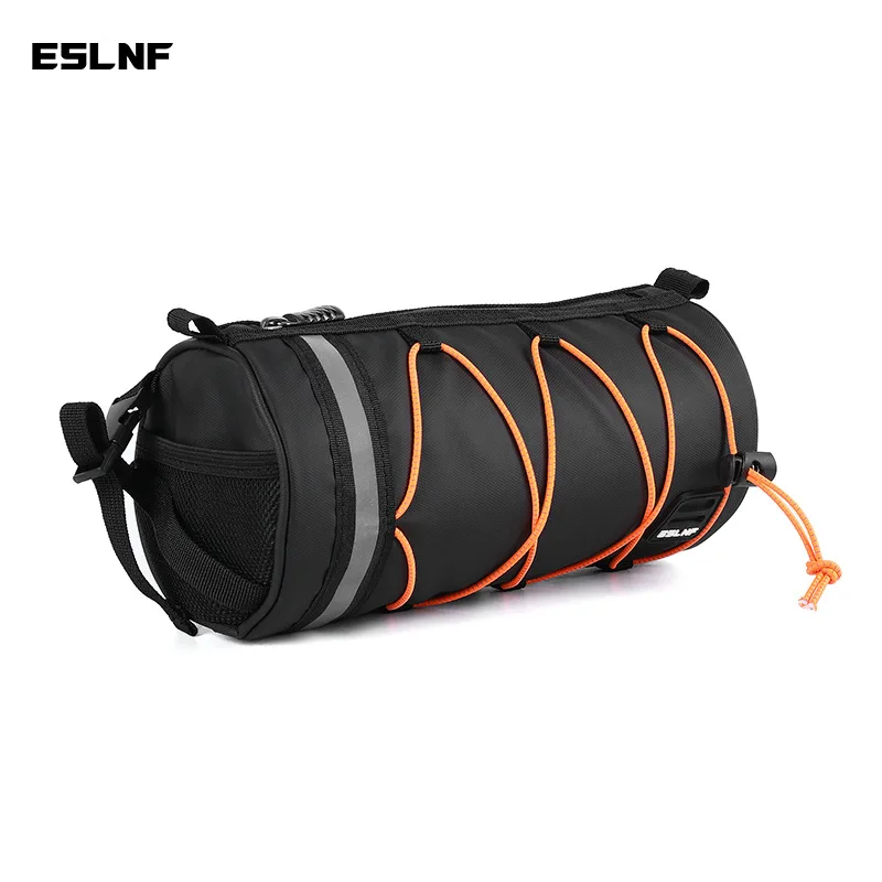 AliExpress ESLNF Multifunctional Bike Handlebar Bag Waterproof Reflective Road Bicycle Front Bag Portable Shoulder Bag Bike Accessories