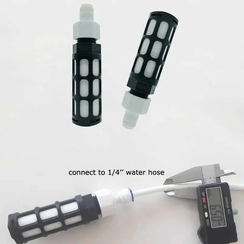 Hot Sale Universal Self-Priming Inline Filter 1/4" 6.35mm Quick-Connect PP Cotton Pre-Filter For Mist And Water Pump Systems