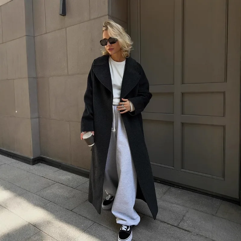 2026 Sleeve Wool Coat Wool Woolen Coat Women Fall/winter