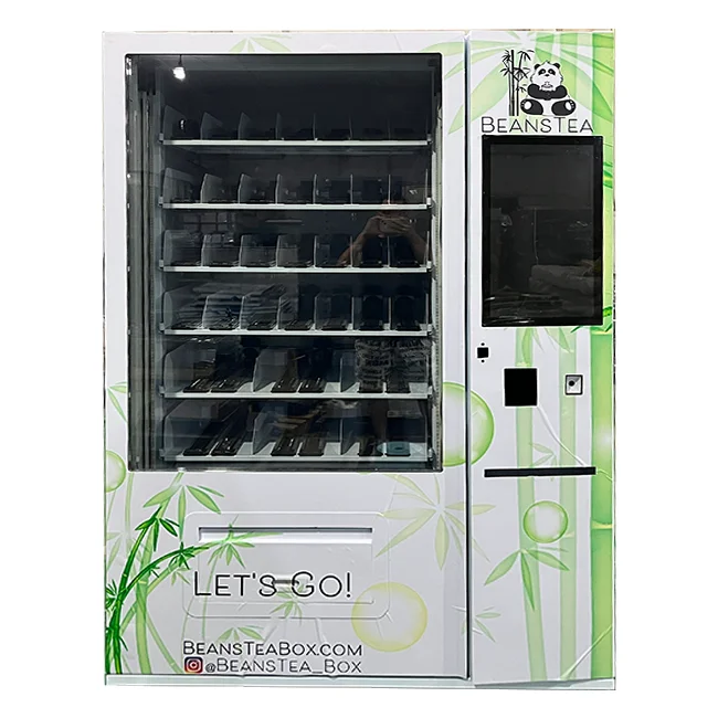 Smart Elevator Vending Machine with Transparent Touch Screen for Snack and Drink Combo Retail Vendor Kiosk Machine Pro