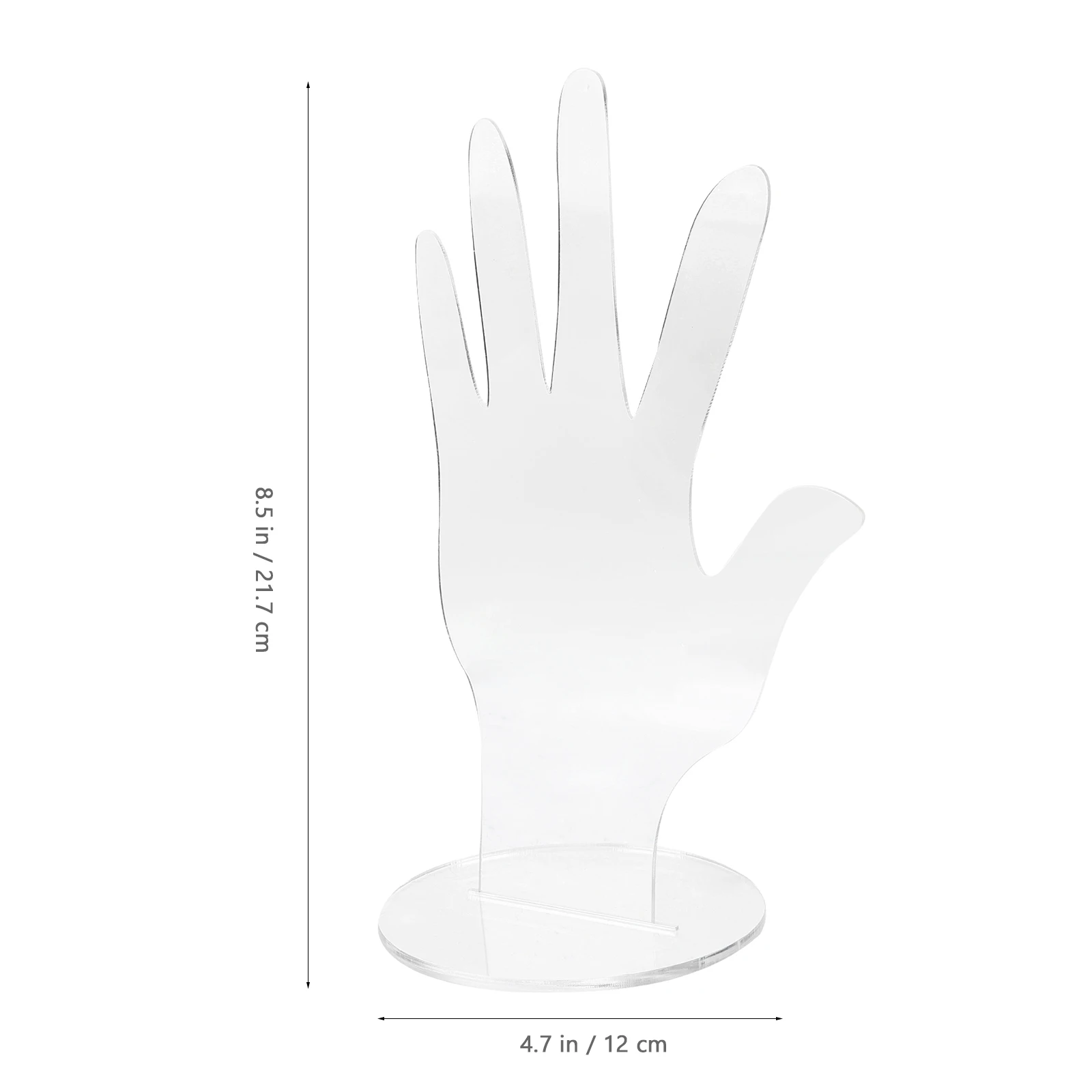 

Hand Decoration Display Stand Jewelry Rack Bracelets Holder Multifunction Transparent