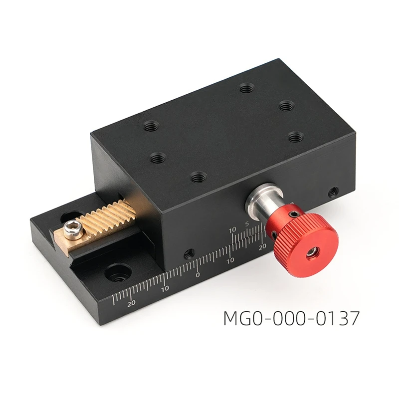 Ось PORK-X, паз «ласточкин хвост», платформа для точной настройки, управляемая платформа ручного переключения передач, ручка привода, регулировочная направляющая