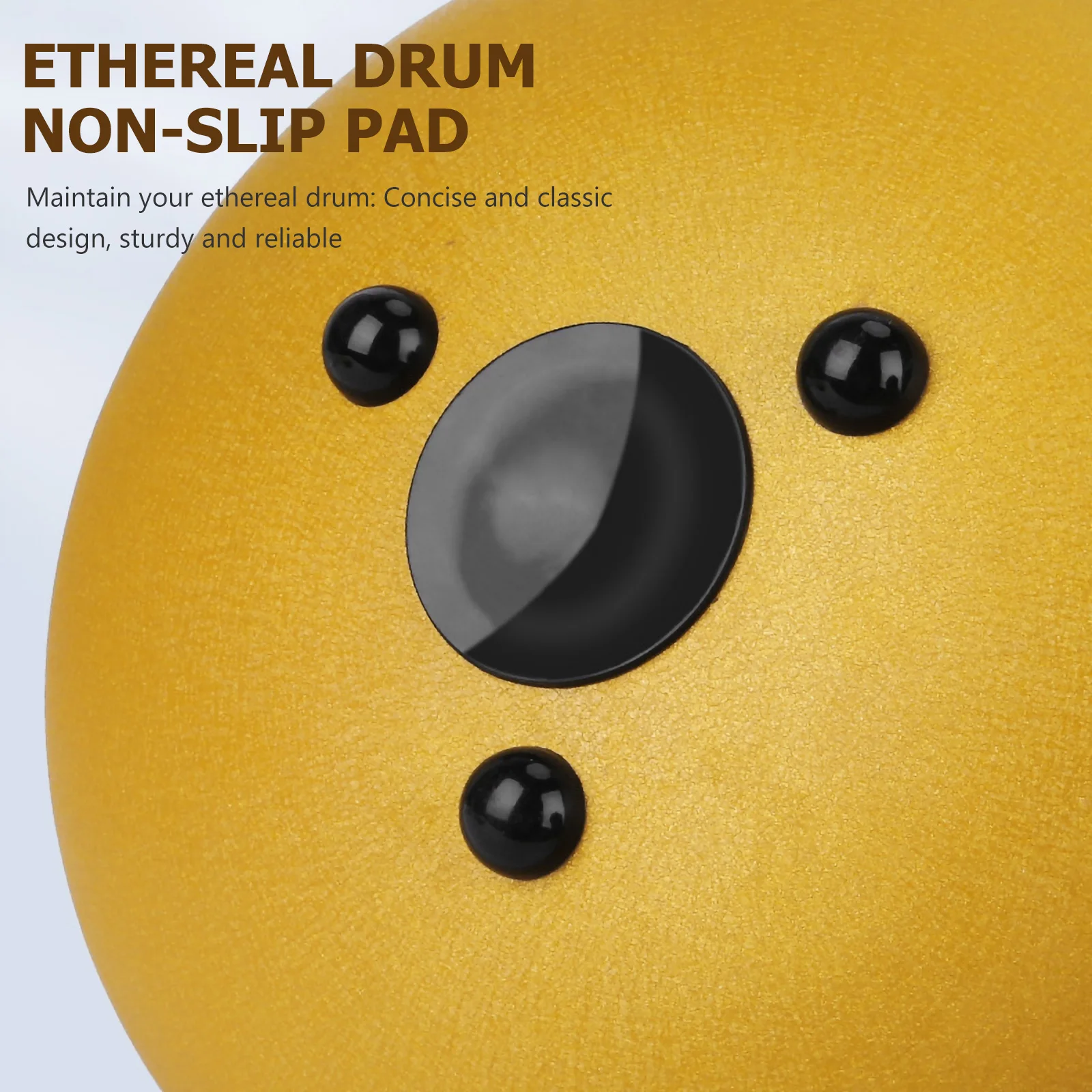 

3 Pcs Foot Pads to Support Musical Instruments Drum Percussion Accessories Damper Muffling