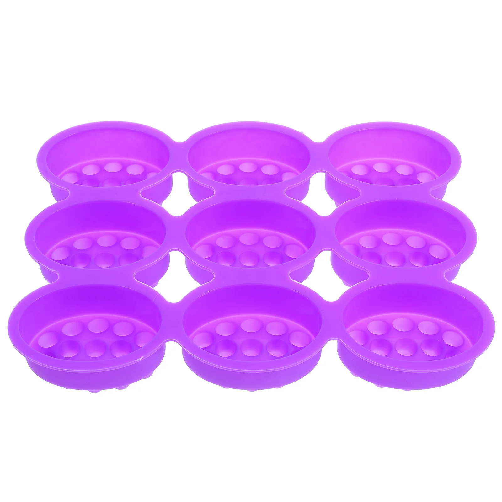 

1pcs 9 Hole Massage Mold Silicone Nonstick Reusable For Diy Soap Making Resin Plaster Baking Crafts Soap Molds Tools