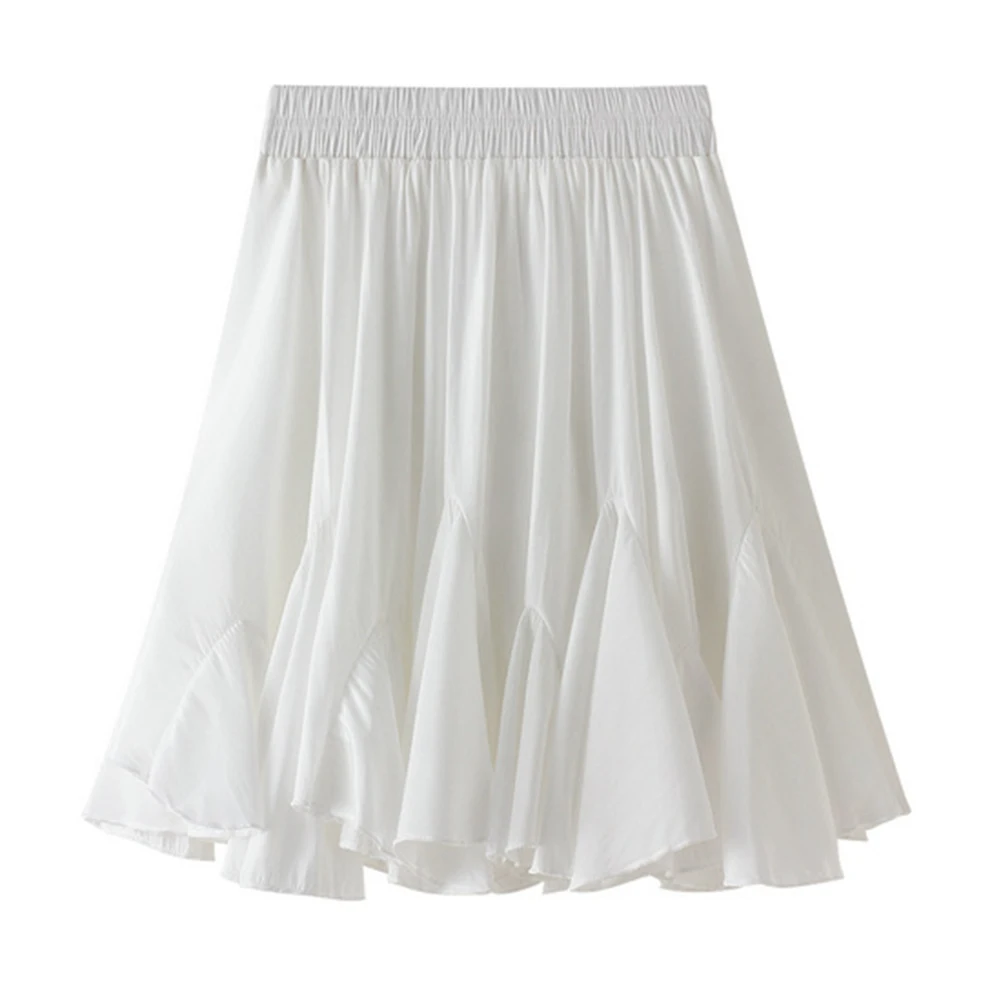 

High Waist Skirts New Short Skirt Elegant Ruffles Pleated Skirts Application Length Waist As Pictures Show New