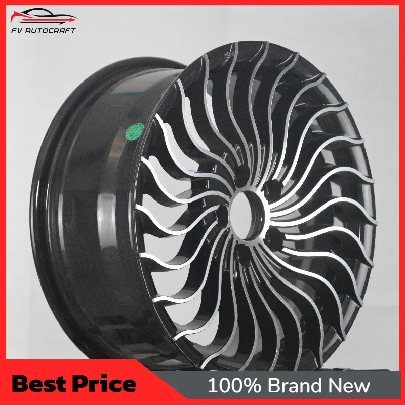 

【2026】Custom Forged Style Black Machined Luxury Sport Passenger Car Rims15 16 17 18 19 20 21 22 23 24Inch For Sedans SUVs Alloy