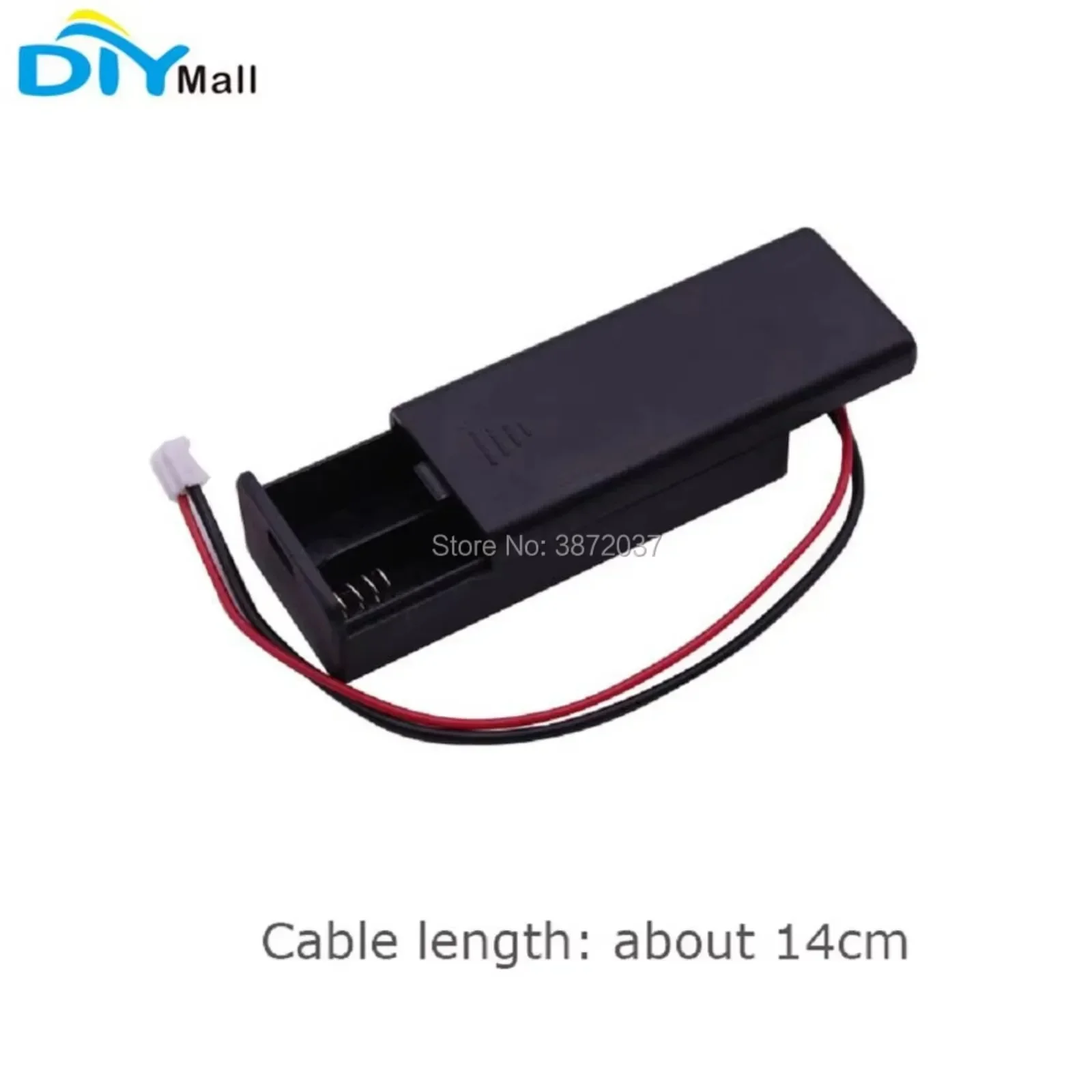 100pcs/lot Battry Case Holder Cover Shell 3V PH2.0 Interface14cm Cable for micro:bit 2pcs AAA Batteries DIYmall