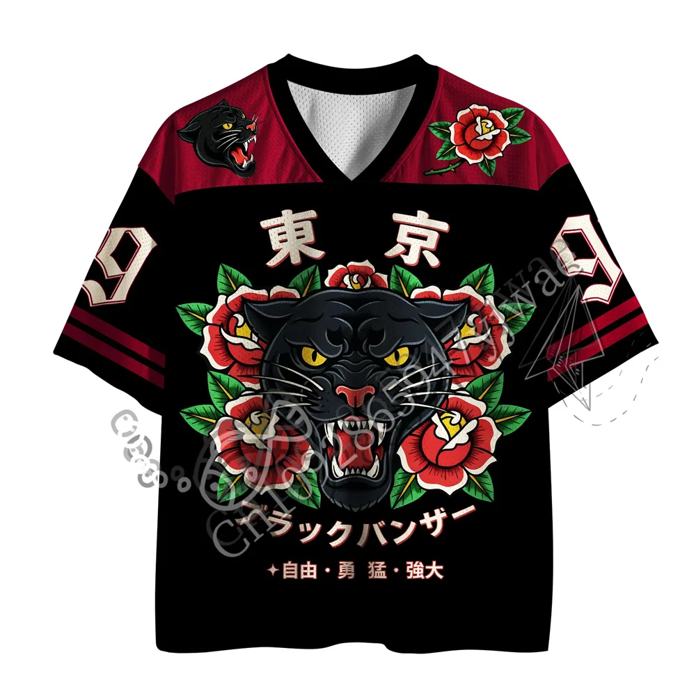 Japan Tiger Savage No. 99&Circle Dragon Retro Cat Samurai  Jersey 3D Retro Jersey Breathable Top Summer Men Women Beach T-shirts