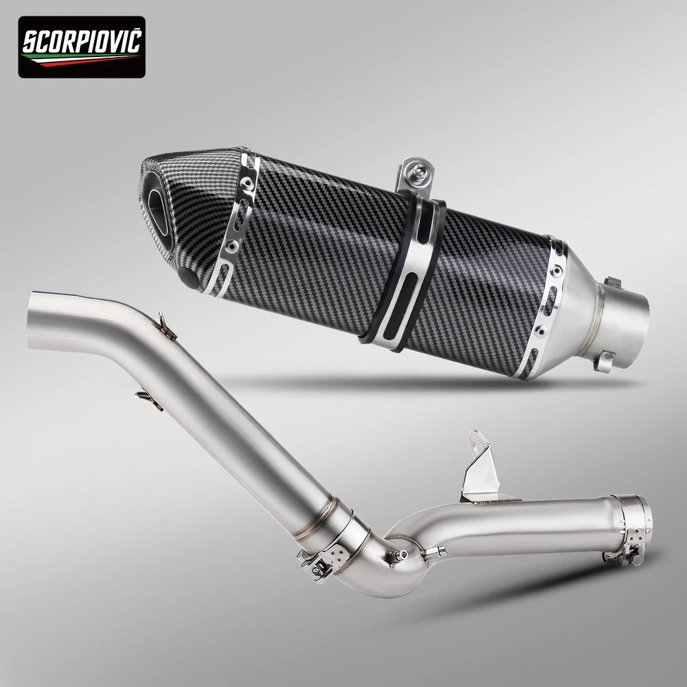Mid Exhaust Link Pipe Slip On For F750GS F850GS F850GS ADV 2018-2023