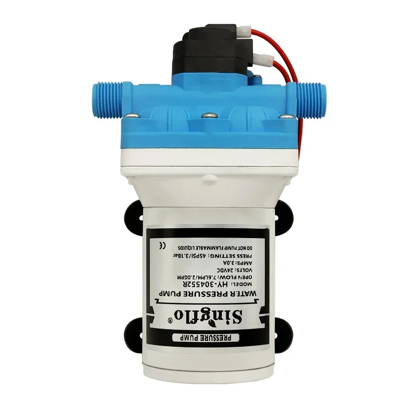 Singflo HY-304552R 2GPM/7.6LPM/24V 45PSI - RV Plumbing Water Pump  Automatic Pressurizing Pump