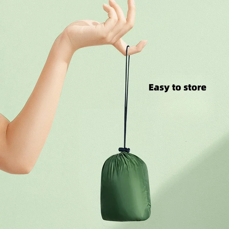 Parachute Hammock Outdoor Summer Portable Swing Bed One-piece Design Anti Rollover Hanging Basket Camping Dedicated Width 140cm