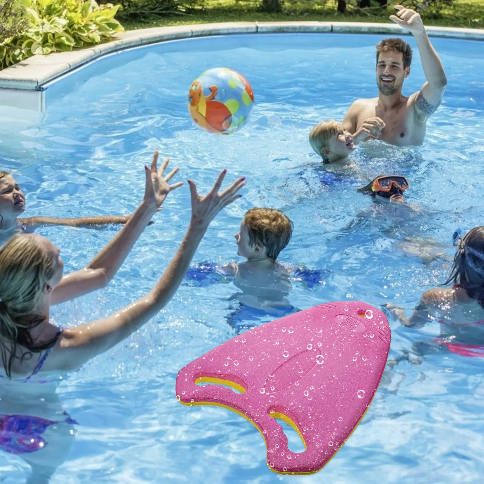 

1 шт. доска для плавания из ЭВА, прочная, легкая, для тренировок, для взрослых и начинающих, для бассейна